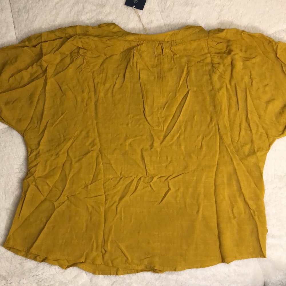 Mustard Universal Thread Boxy Tee - Picture 2 of 4